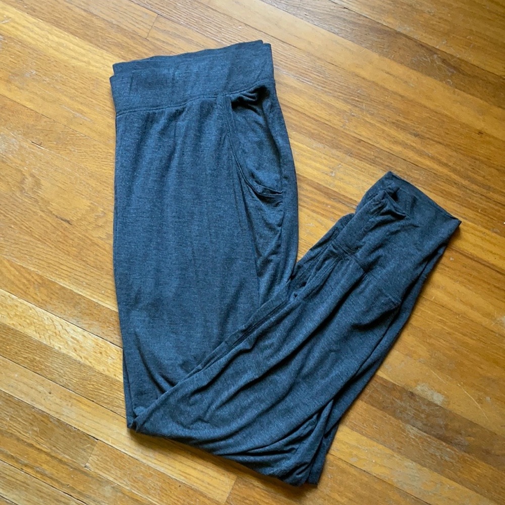 Heather GAP Maternity joggers